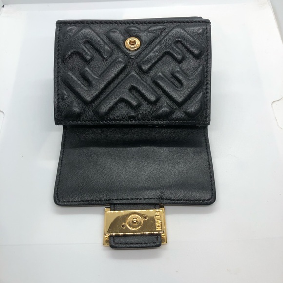 Fendi Baguette Micro Trifold Wallet - Picture 4 of 14
